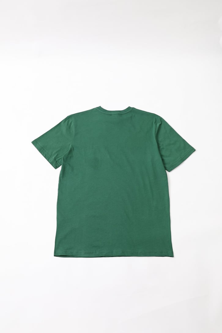 M Nakışlı Yeşil Oversize Tshirt