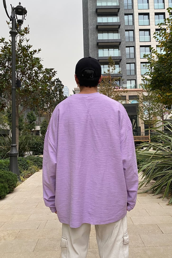 MALIBU YAZI BASKILI OVERSIZE TSHIRT