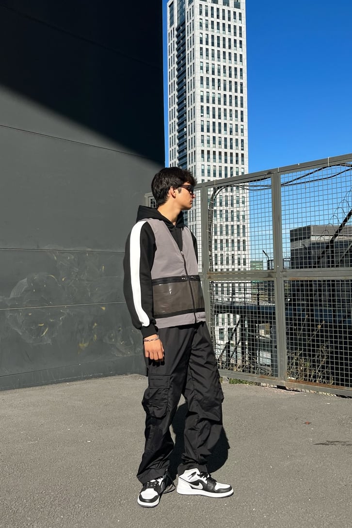Man Cargo Pocket Baggy Pantolon