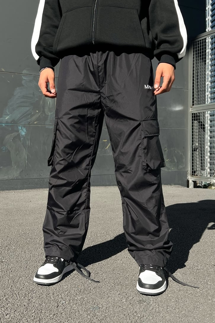Man Cargo Pocket Baggy Pantolon