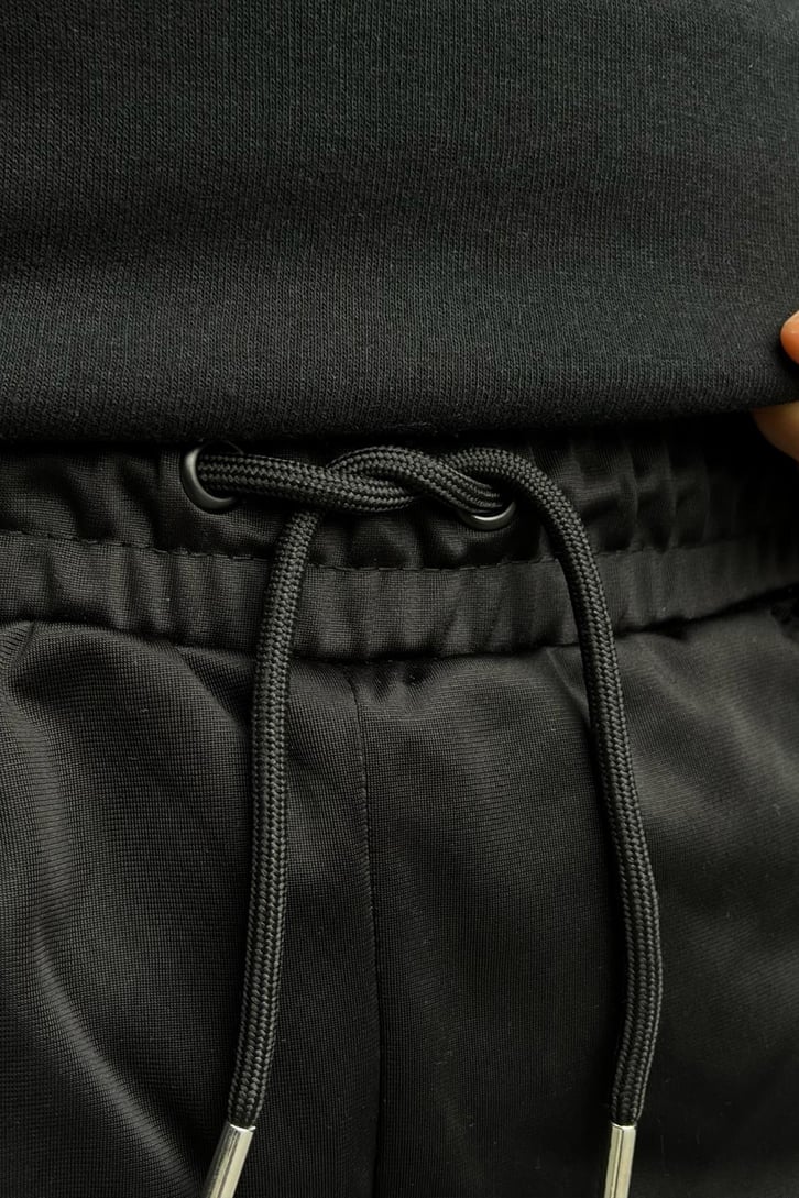 Man Ltd Şeritli Siyah Eşofman Altı
