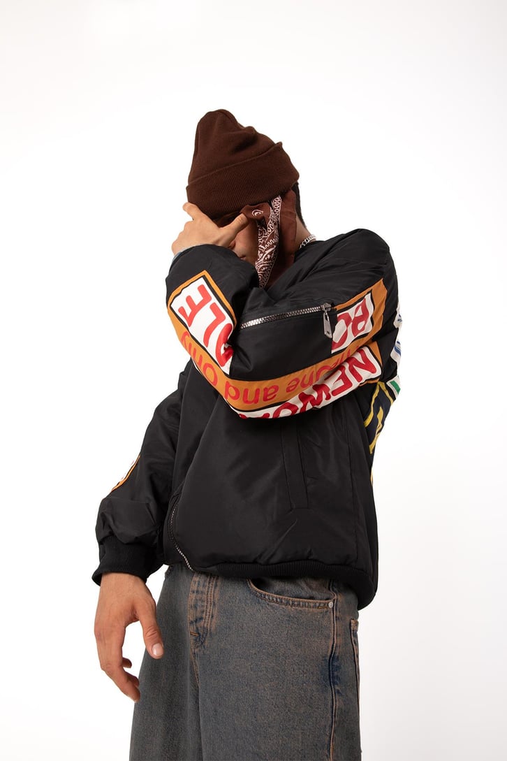 Mansfield Siyah Bomber Ceket