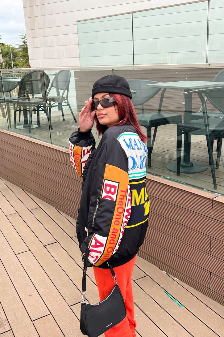 Mansfield Siyah Bomber Ceket