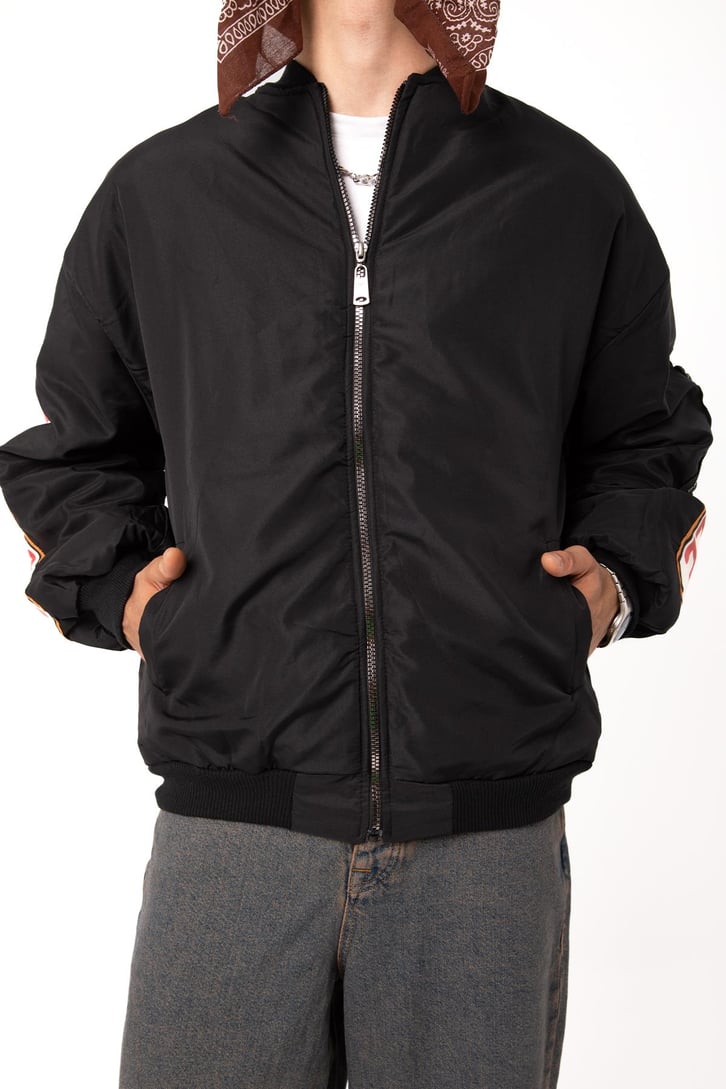 Mansfield Siyah Bomber Ceket