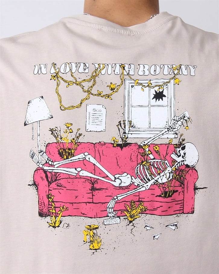 MANTAR BASKILI OVERSIZE TSHIRT