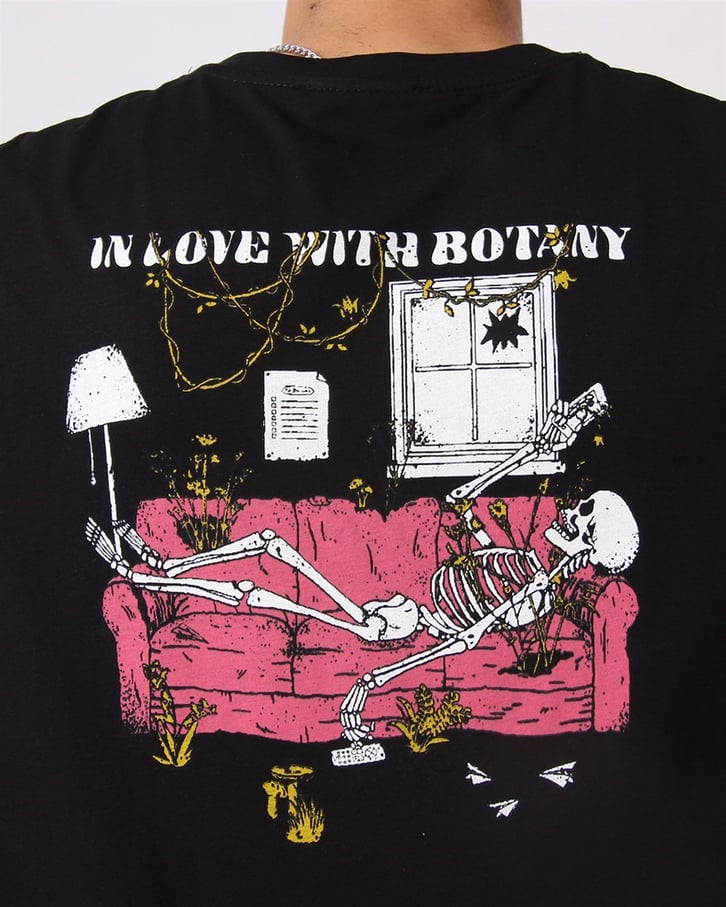 MANTAR BASKILI OVERSIZE TSHIRT