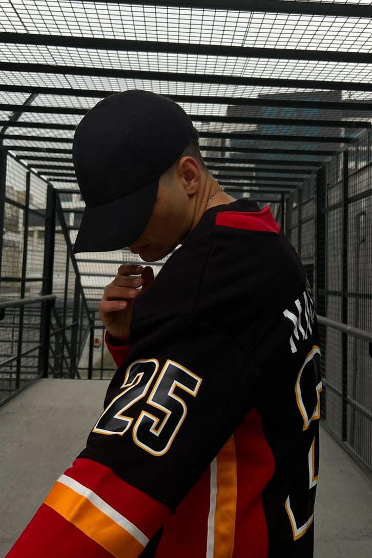 Markstorm 25 Baskılı Siyah Sweatshirt