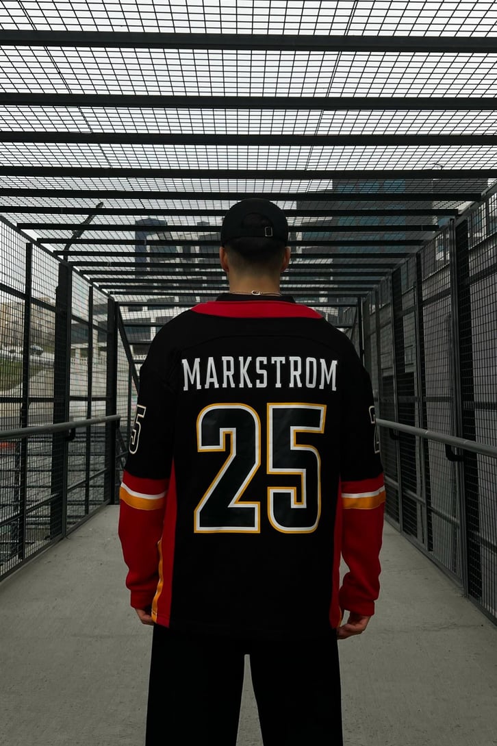 Markstorm 25 Baskılı Siyah Sweatshirt