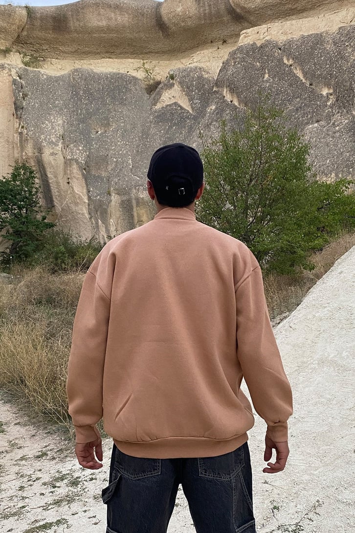 Match Day Punch Work Brown Sweatshirt