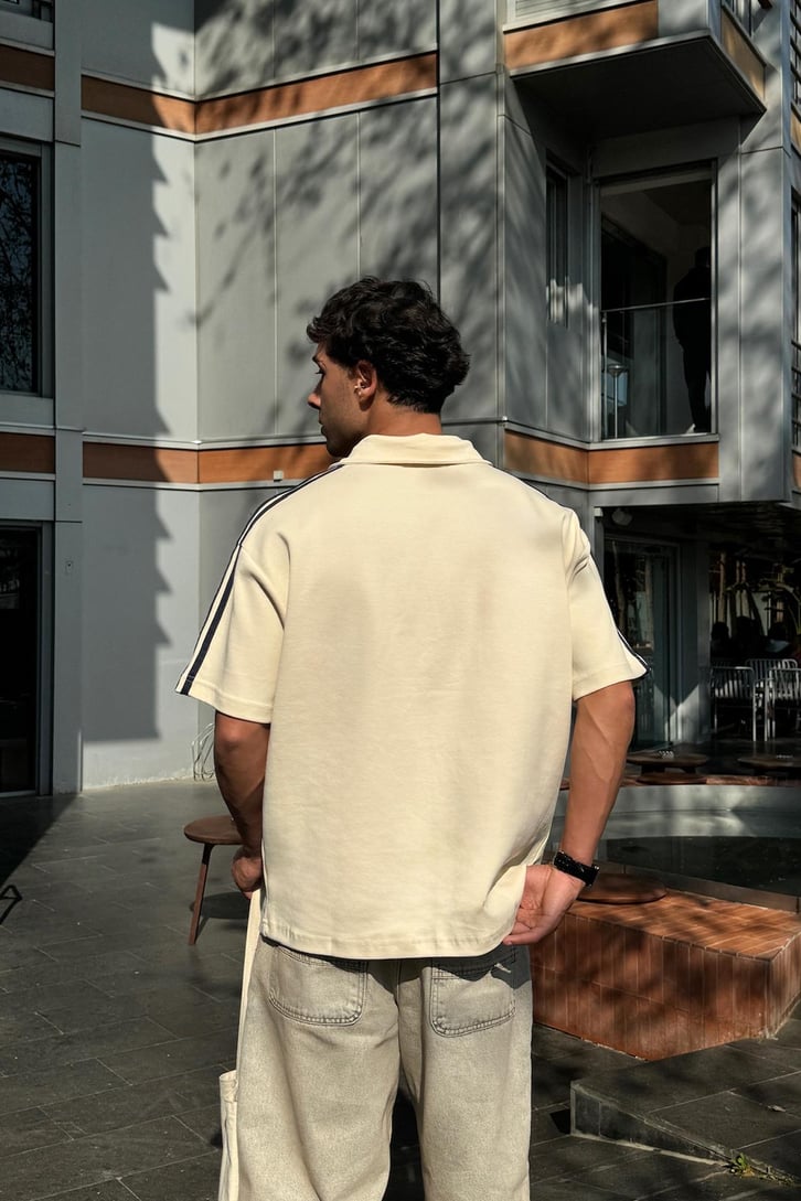 Matcha Story Baskılı Oversize Tişört