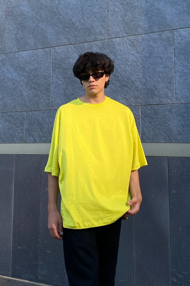 Matiz Baskılı Oversize Tshirt
