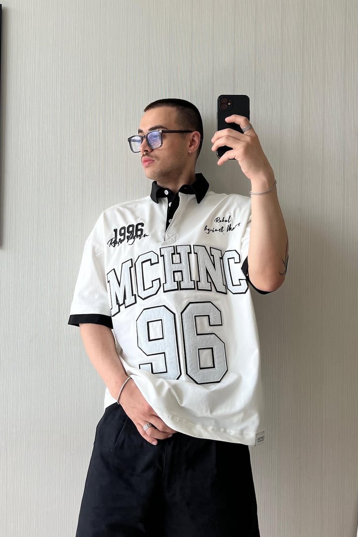 MCHNC 96 Polo Yaka Oversize Tişört