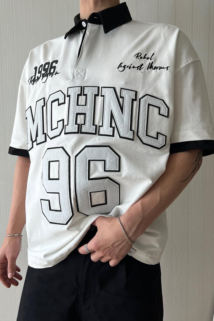 MCHNC 96 Polo Yaka Oversize Tişört