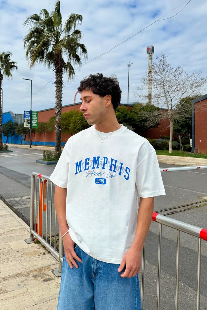 Memphis Baskılı Tişört