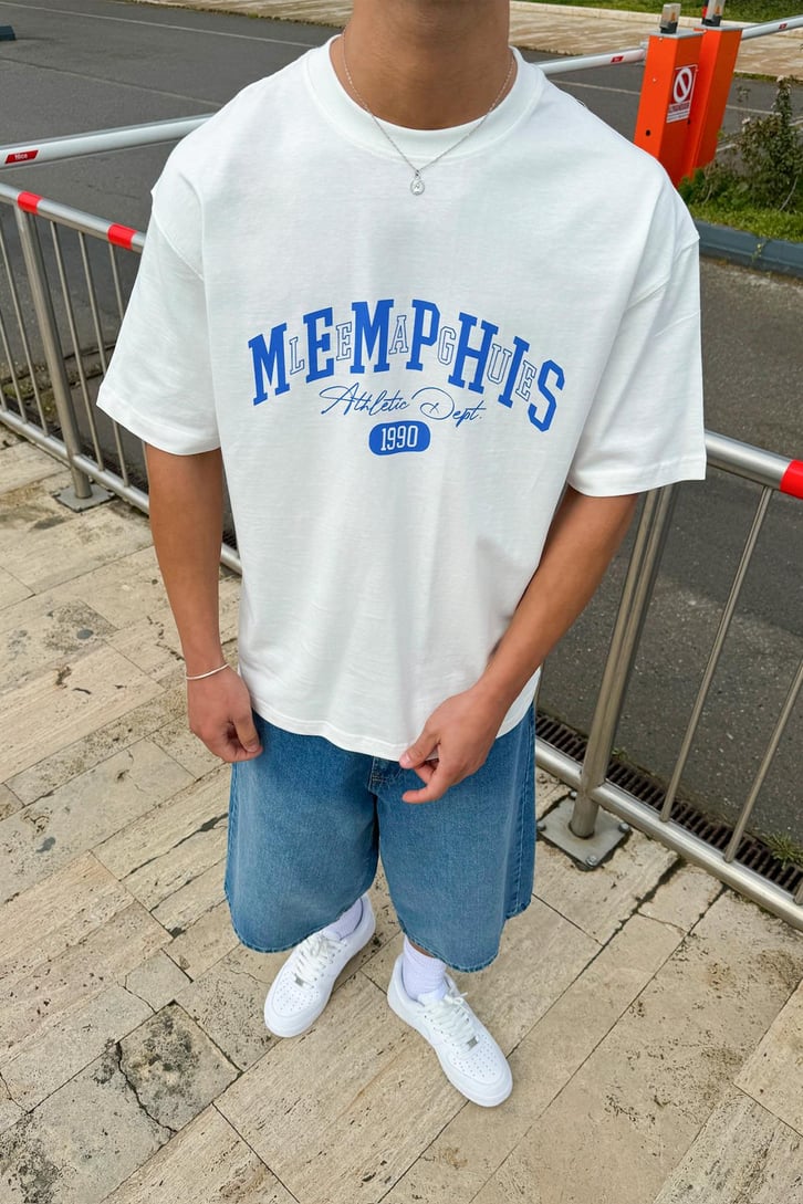 Memphis Baskılı Tişört