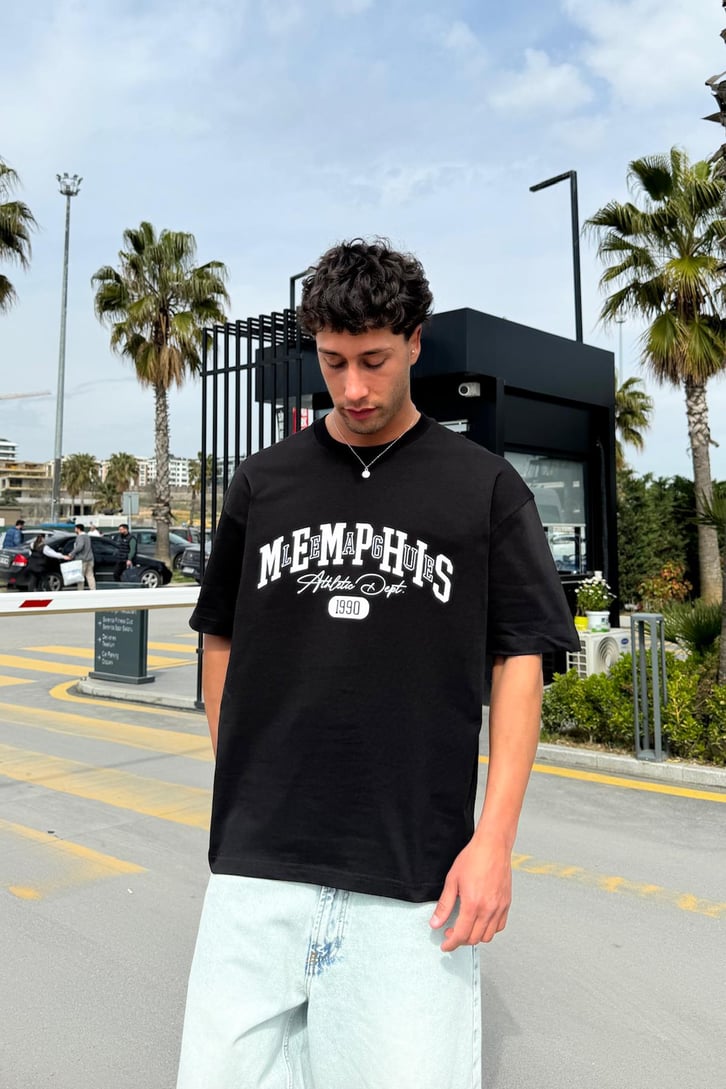 Memphis Baskılı Tişört
