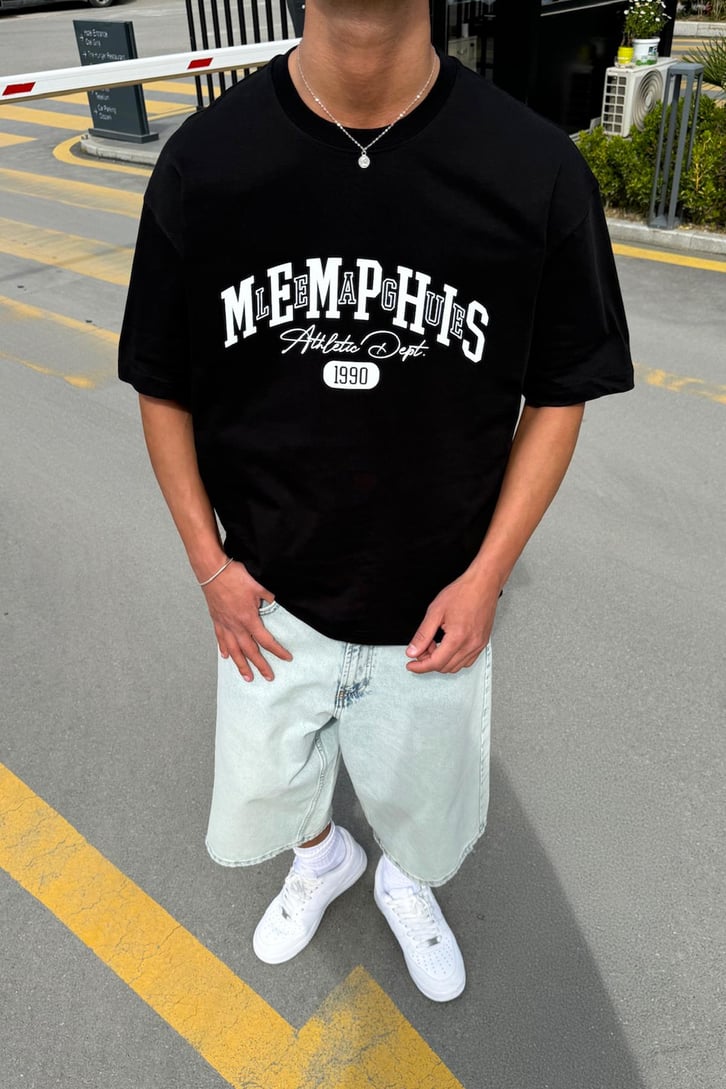 Memphis Baskılı Tişört