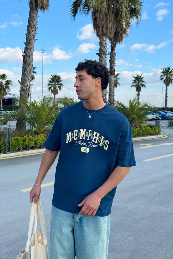 Memphis Baskılı Tişört