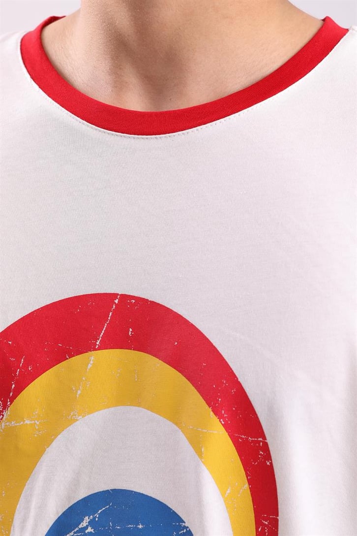 Miami Beach Baskılı Oversize Tshirt