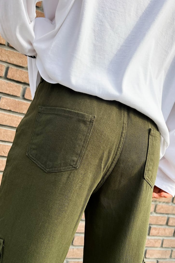 Mini Cep Detay Baggy Pantolon