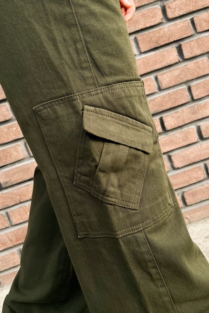 Mini Cep Detay Baggy Pantolon