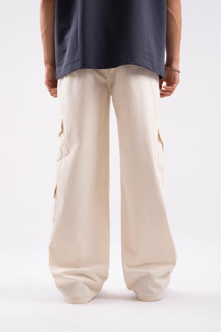 Mini Cep Detay Baggy Pantolon