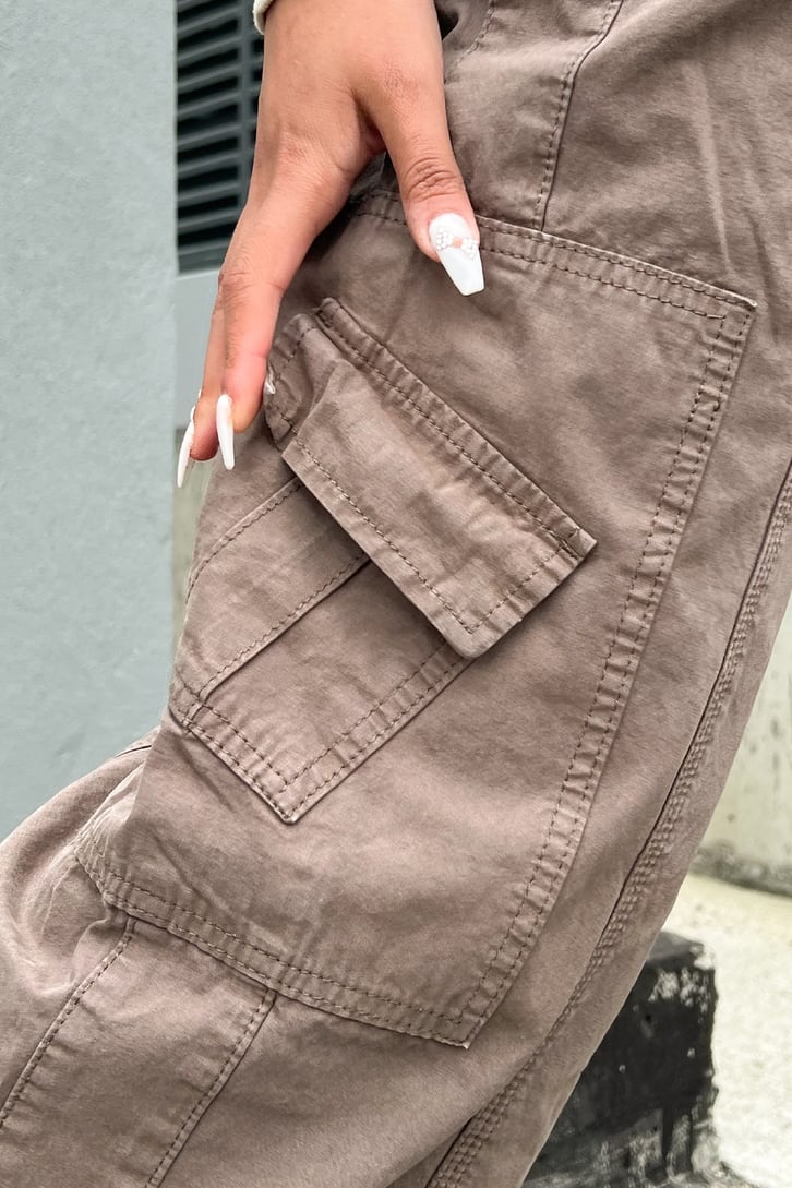 Mini Cep Detay Baggy Pantolon
