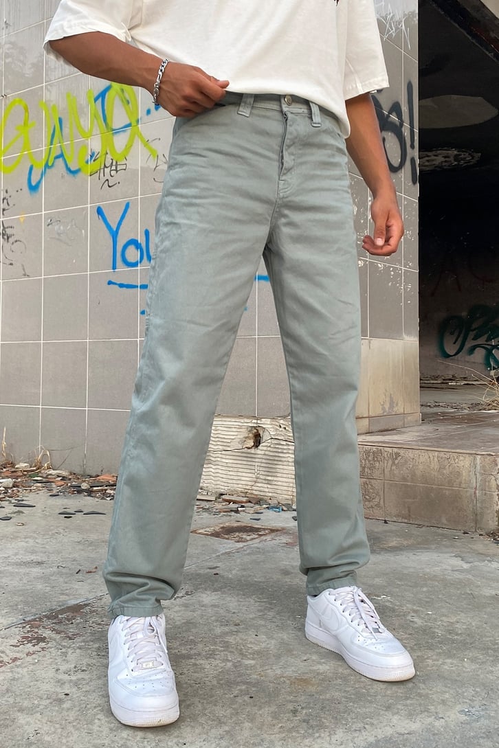 Mini Cep Detay Su Yeşili Regular Fit Jean