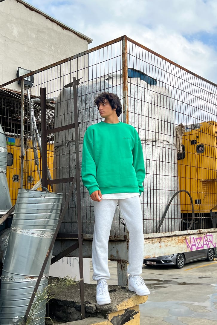 Mini Chest Logo Oversize Sweatshirt