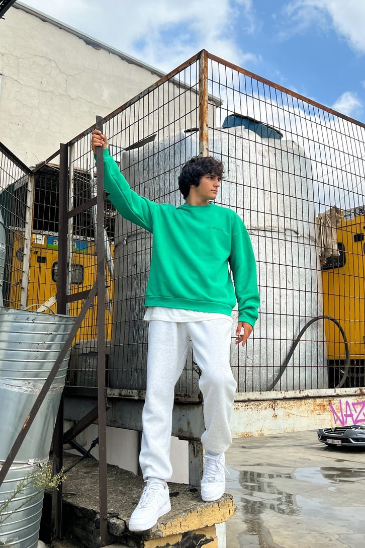 Mini Chest Logo Oversize Sweatshirt