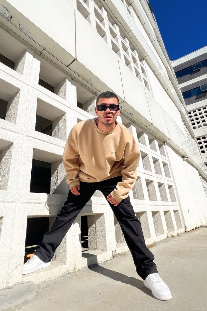 Mini Chest Logo Oversize Sweatshirt