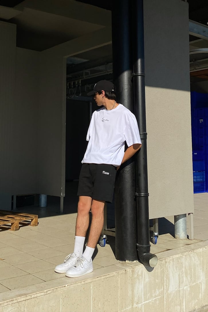 Mini Chest Nakışlı Oversize Tshirt
