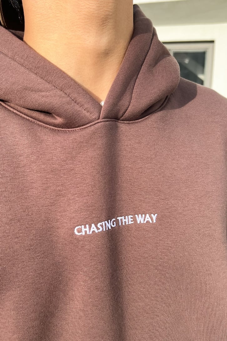Minimal Text Baskılı Oversize Sweatshirt
