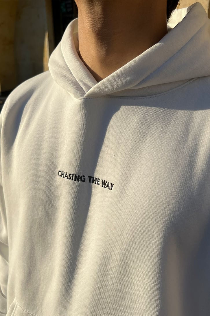 Minimal Text Baskılı Oversize Sweatshirt
