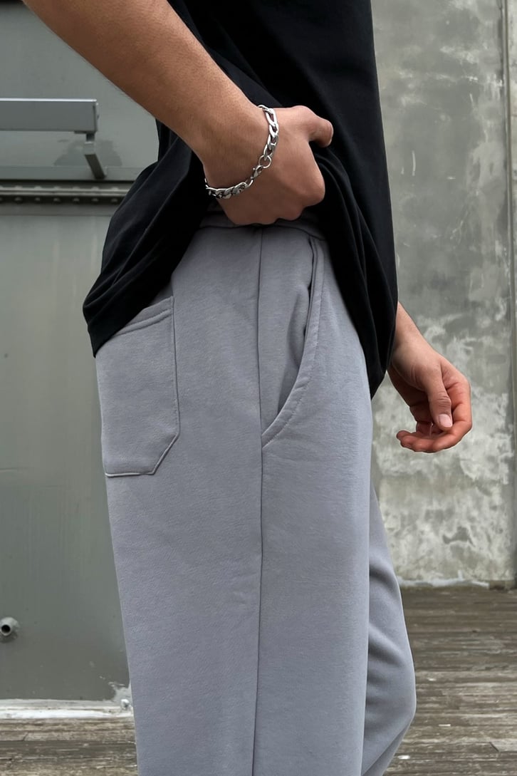 Minimal X Baskılı Jogger Fit Eşofman
