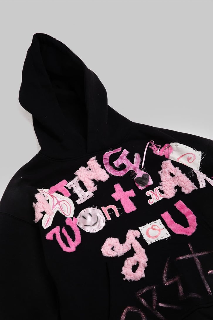 Mixed Patch Custom Hoodie