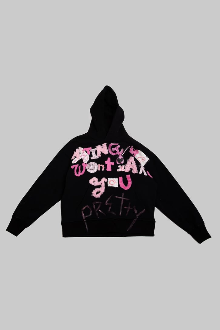 Mixed Patch Custom Hoodie