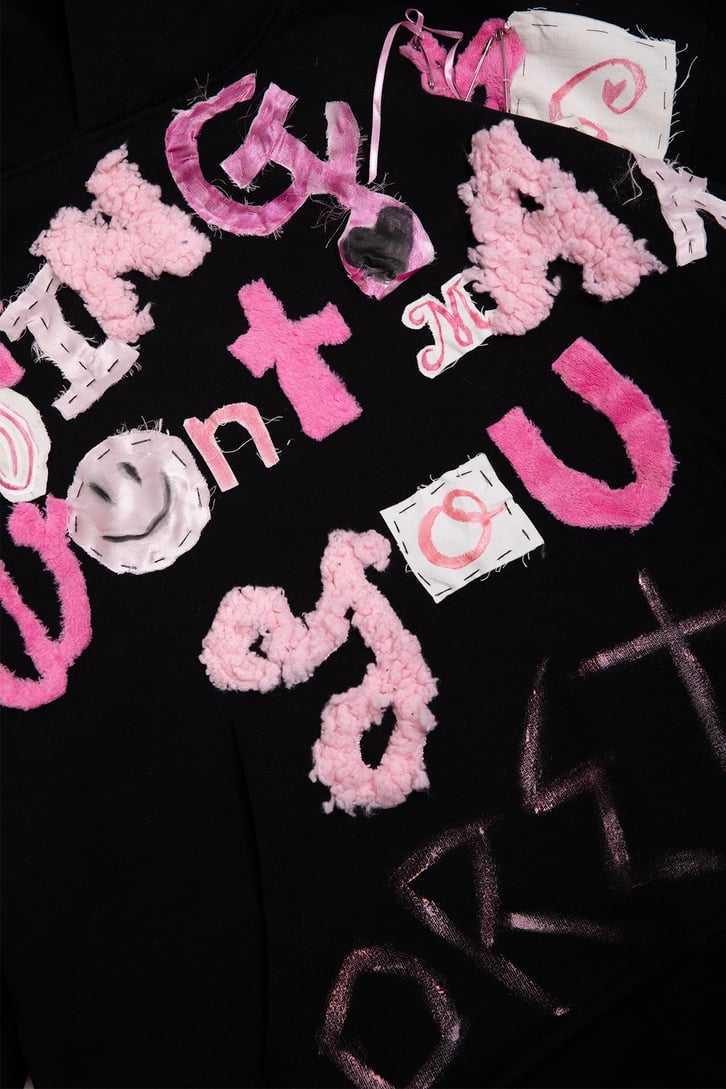 Mixed Patch Custom Hoodie
