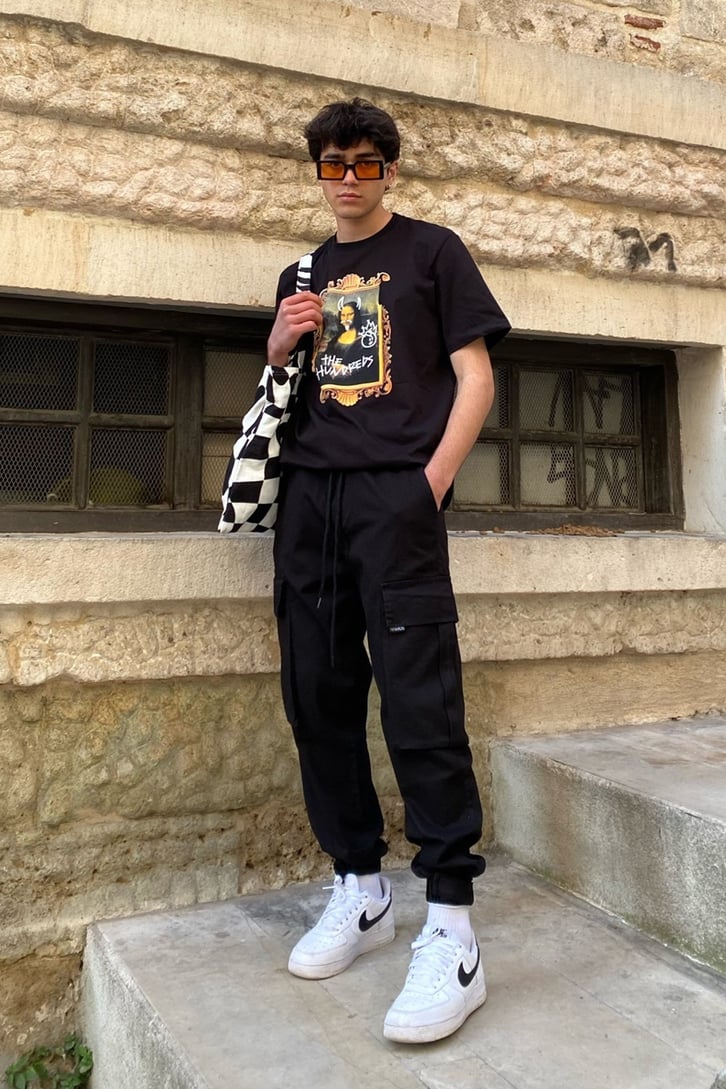Monalisa Oversize Printed Tee