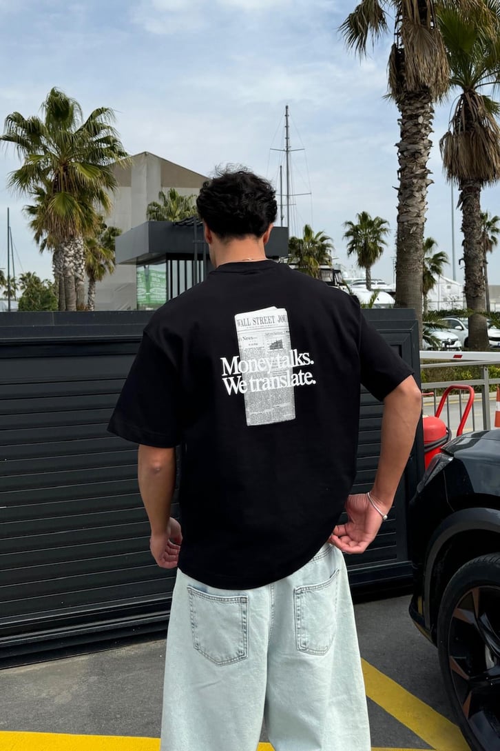 Money Talks Baskılı Tişört