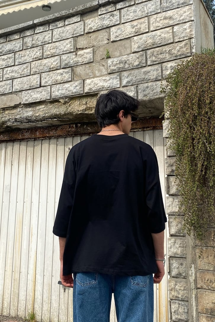 Montain View Printed Oversize Printed Tshirt