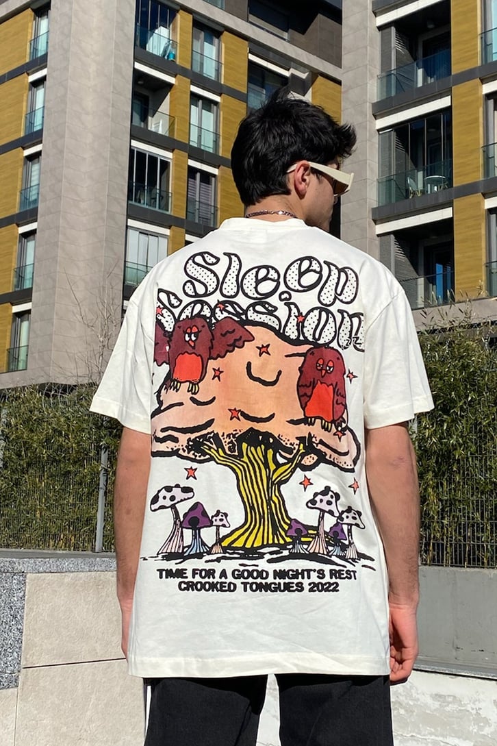 Monument Tree Oversize Printed Tee