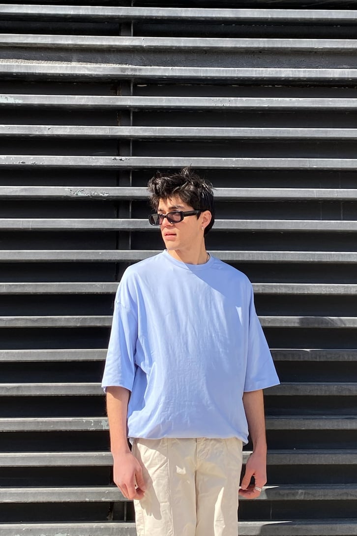 Moon Printed Oversize Tshirt