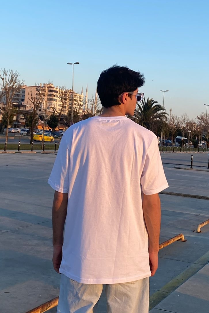 Movie İntro Oversize Printed Tshirt