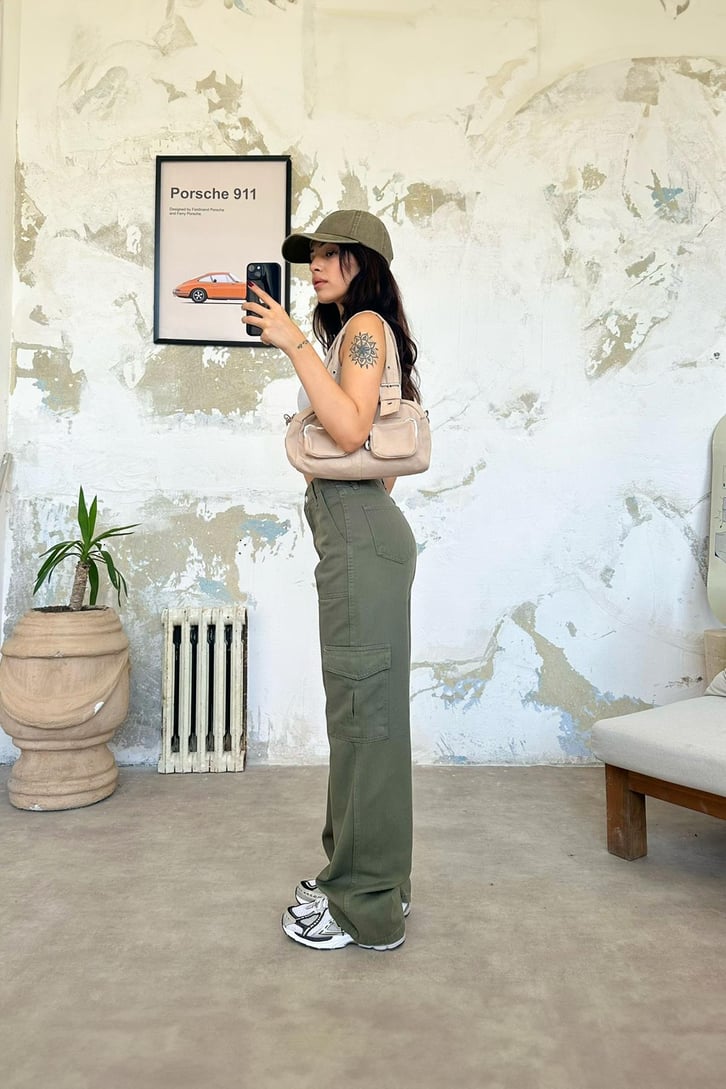Multi Pocket Baggy Jean