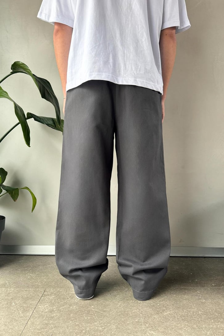 Muse Tek Pileli Baggy Pantolon