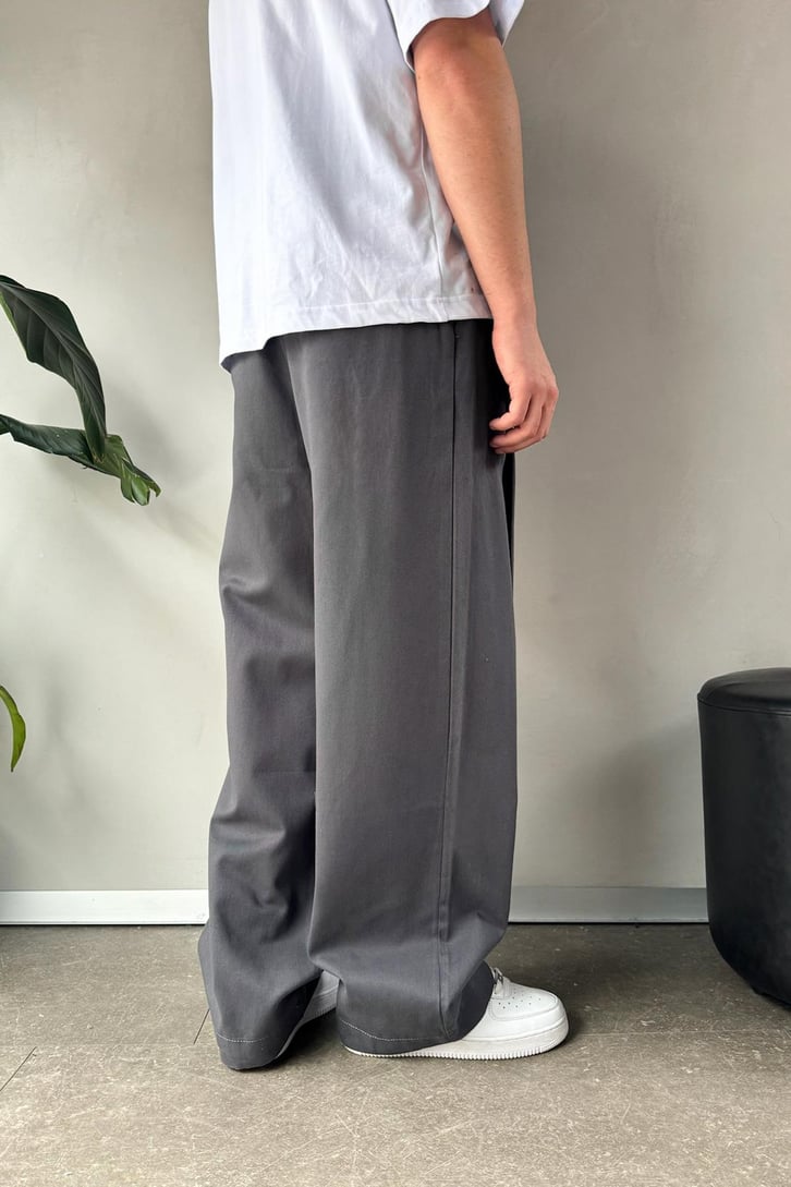 Muse Tek Pileli Baggy Pantolon
