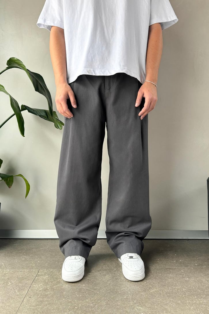 Muse Tek Pileli Baggy Pantolon