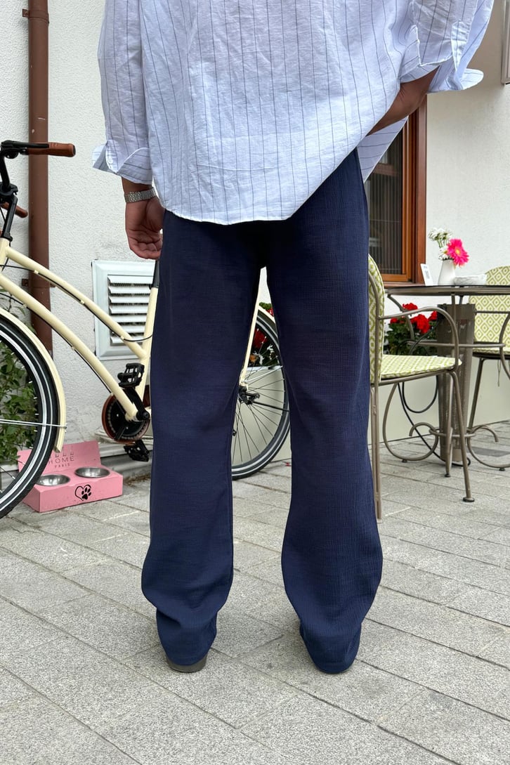 Müslin Kumaş Baggy Pantalon