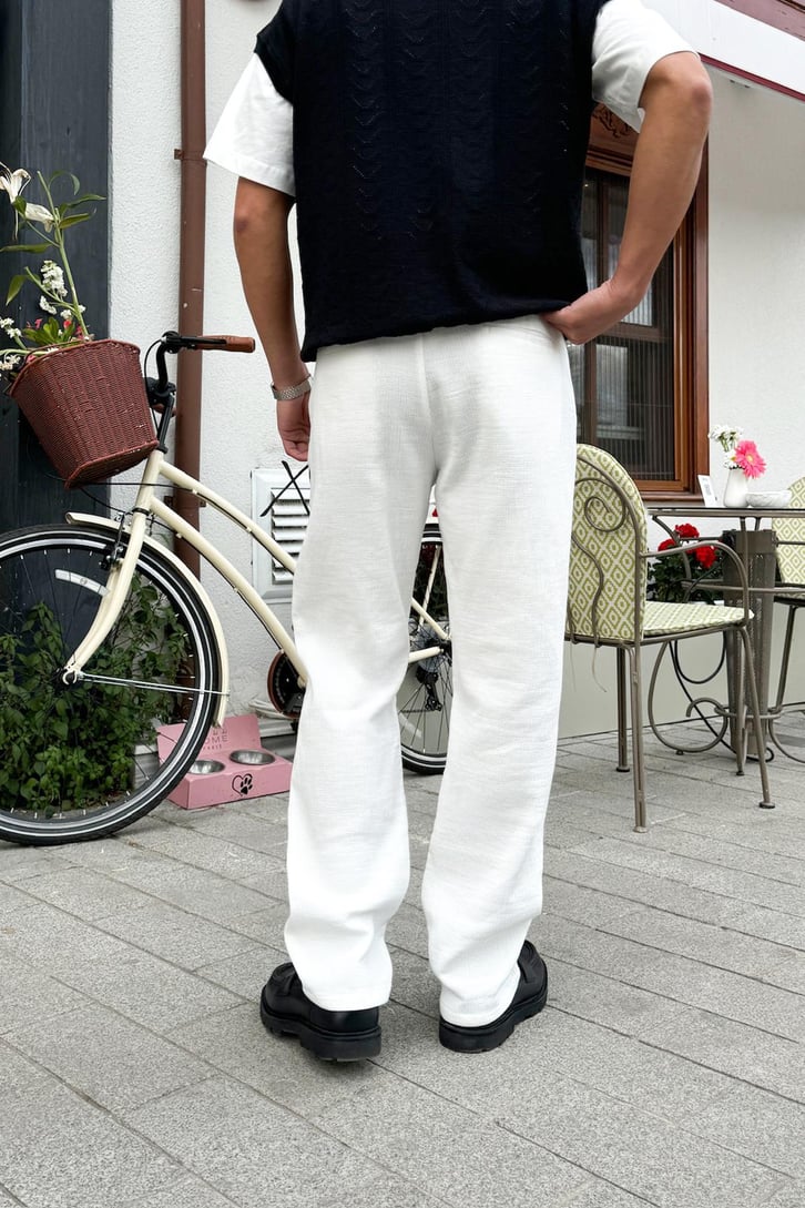 Müslin Kumaş Baggy Pantalon